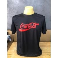 ราคา เสื้อยืดคอกลมสีพื้น สกรีนลาย Coca Cola เนื้อผ้าไมโคร POLYESTER 100 มี4สี ขาว ดำ แดง เหลือง (19293344304)