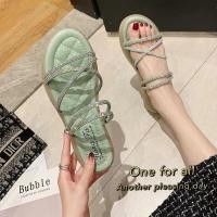 ราคา TX172 รองเท้าเเตะสายคาด เกาหลี รองเท้าแตะแฟชั่นผู้หญิง ใส่ได้2แบบ ใส่สบาย มีไซส์ 36 40 พร้อมส่ง (6553586048)