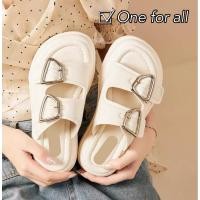 ราคา One for all พร้อมส่งจากไทย TX388 รองเท้าแตะแฟชั่น รองเท้าส้นตึก แบบเปิดเท้า สูง 2 นิ้ว งานมาใหม่สวยมากคะ ราคาเบาๆคะ (20656970113)