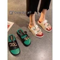 ราคา พร้องส่ง รองเท้าแตะแฟชั่น รุ่น TX257 รองเท้าแตะ2สาย แต่งเข็มขัดและแต่งโซ่ น้ำหนักเบาสบาย ไม่ลื่น งานมาใหม่สวยมากคะ (3890705841)