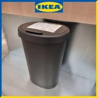 ราคา IKEA ถังขยะ ถังขยะมีฝาปิด ถังขยะสีดำ HOLASS (25178109530)