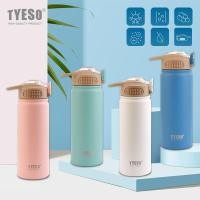 ราคา TYESO แก้วน้ำ กระบอกน้ำ 8871 8870 กระบอกน้ำเก็บความเย็นและร้อน กระบอกน้ำเก็บอุณหภูมิพร้อมหลอด 530 730ml แก้วน้ําเก็บความเย็น (17897440639)