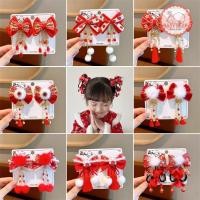 ราคา ใหม่ กิ๊บติดผมตรุษจีน โบว์ติดผมสีแดง เครื่องประดับสไตล์จีน สำหรับผู้หญิง (17999590689)