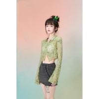 ราคา เสื้อเชิ้ตแขนยาว เอวสูง ทรงสลิมฟิต ลายดอกกุหลาบ เซ็กซี่ สไตล์เกาหลี สําหรับผู้หญิง 4IUN (25067914280)