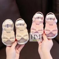 ราคา รองเท้าเด็กรัดส้นยางPVC พื้นนิ่ม ส้นแบน แฟชั่นฤดูร้อน สไตล์เจ้าหญิง สําหรับเด็กผู้หญิง (25769990115)