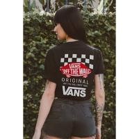 ราคา เสื้อยืดแฟชั่น แขนสั้น คอกลม Vans งานคอป้าย ผ้าcotton100 สกรีนแน่นๆ ไม่ลอก (29600199428)