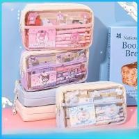 ราคา กระเป๋าเครื่องเขียน กระเป๋าดินสอ ปากกา แบบใส ขนาดใหญ่ จุของได้เยอะ แบบพกพา ลายการ์ตูน Sanrio น่ารัก (25971994474)