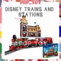 ราคา Disney Series Creative DIY Disney Train และ Station ตัวต่อสำหรับเด็กการศึกษารุ่นปริศนาประกอบของเล่นของขวัญ (24807881448)