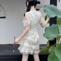 ราคา ชุดเดรสกี่เพ้า ทรงเอ ขนาดเล็ก สไตล์จีน แฟชั่นฤดูร้อน 2024 (24870042029)