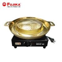 ราคา FUJIKA เตาบาร์บีคิวไฟฟ้า รุ่น FB 115BK 1150W พร้อมกระทะทองเหลือง เตาบาร์บีคิว เตาปิ้งย่าง กระทะทองเหลือง เตาหมูกระทะ (7328991681)