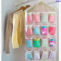 ราคา กระเป๋าใส 16 ช่อง หลายช่อง สําหรับแขวนจัดเก็บเสื้อผ้า ชุดชั้นใน ถุงเท้า โทรศัพท์ ตู้เสื้อผ้า HU (20273177711)