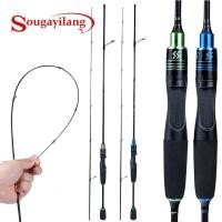 ราคา Sougayilang Fishing Rod 1 8 2 1m Spinning Fishing Rod 2 Sections Solid Tip Micro jigging Rod Ultra Light Carbon Fishing (25129688687)