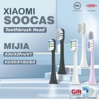 ราคา 4ชิ้นหัวแปรงสีฟันสำหรับ Xiaomi soocas X1 X3 x3u X5 V1แปรงสีฟันไฟฟ้านุ่ม Dupont แปรง 2เปลี่ยนหัวแปรง (24880166302)