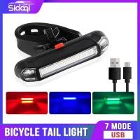 ราคา 1 ชิ้น ไฟท้ายจักรยาน LED ไฟท้ายกันน้ำคำเตือนความปลอดภัย USB ชาร์จไฟท้ายจักรยานอุปกรณ์เสริมจักรยาน (25771566526)