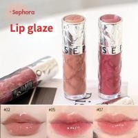 ราคา ใหม่ Sephora Lip Glaze Lip Gloss Hydrating Moisturizing Lip Plumping Easy Color ลิปสติก Lip Makeup (25430648127)