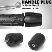 ราคา มีสินค้า จุกปิดปลายแฮนด์รถจักรยานยนต์ สีดํา เงิน สําหรับ HONDA CB400F CB400X CB 400 F CB 400X (24710575656)