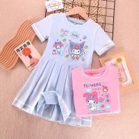 ราคา สาว Sanrio Kuromi แขนสั ้ นชุดเด ็ กฤดูร ้ อนผ ้ าฝ ้ ายชุดเจ ้ าหญิงเด ็ ก Kuromi เสื ้ อผ ้ า Melody เสื ้ อผ ้ าเด ็ กเสื ้ อผ ้ าฤดูร ้ อน 5 15 (28800023051)