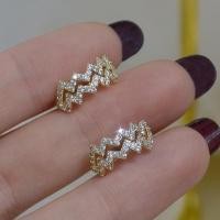 ราคา ต่างหูชุบทอง 14K ต่างหูรูปหัวใจคลิปเพทาย (13039793981)