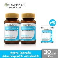 ราคา Clover Plus Ginkgo Co Q10 จิงโกะ โคคิวเท็น 30 แคปซูล X2 แถม Co Q10 7แคปซูล (1806072974)