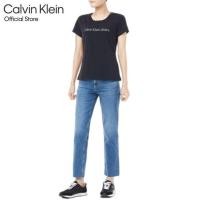 ราคา Calvin Klein เสื้อยืดผู้หญิง ทรง Slim รุ่น J213892 BEH สีดำ (23340889537)