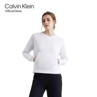 ราคา CALVIN KLEIN เสื้อสเวตเชิ้ตผู้หญิง ทรง Relaxed รุ่น 4WS4W341 540 สีขาว (24426482218)