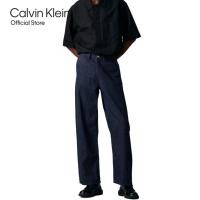 ราคา CALVIN KLEIN กางเกงยีนส์ผู้ชาย ทรง 90S Loose รุ่น J325418 1AP สีกรม (24319638759)
