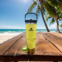 ราคา Stanley 30 ออนซ ์ IceFlow แก ้ วน ้ ําสแตนเลสสูญญากาศฉนวนขวดน ้ ํา Home Office รถถ ้ วยนํามาใช ้ ใหม ่ พร ้ อมฟาง Leakproof Flip (24205628318)