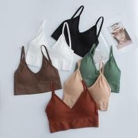 ราคา เสื้อในไร้โครง บราไร้โครง ผ้าร่องทรงสวย สปอร์ตบรา 3ตะขอหลัง เสริมฟองน้ำในตัว มีหลากสี (25102143838)