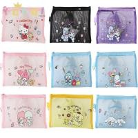 ราคา Yueqi ตาข ่ ายซิป Bag การ ์ ตูนอะนิเมะดินสอ Bag กระเป ๋ าปากกา Kuromi Sanrio Cinnamoroll เครื ่ องเขียนโปร ่ งใสกระเป ๋ าเครื ่ องสําอางนักเรียน (29250591020)