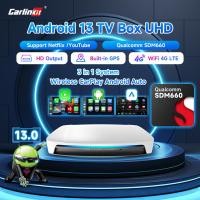 ราคา Carlinkit UHD CarPlay Ai กล่อง Android 13 Wireless CarPlay Android Auto SDM660 Qualcomm 8 Core เอาต์พุต HDMI WIFI GPS 4G Netflix YouTube Play Store (25319013775)