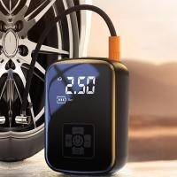 ราคา Wireless Car Air Compressor ไฟฟ้ายาง Inflator ปั๊มสำหรับรถจักรยานยนต์จักรยานเรืออัตโนมัติลูกยาง (25777019322)