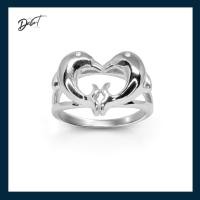 ราคา Debutgems เดบิ้วเจมส์ แหวนเงินแท้รุ่น R 67302Z SIL แหวนปลาโลมาคู่ แหวนหัวใจ (11868514810)
