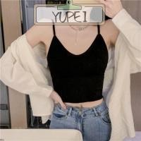 ราคา Yupei กีฬา Bra Top สีทึบ Tank Top Breathable Bras ในตัว Bra Cross Strap ไหล ่ Camisole ผู ้ หญิง (27550810141)