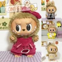 ราคา Lonfeng Labubu ตุ ๊ กตา Coverall Panda Onesie สตรอเบอร ์ รี ่ หมี Onesie ตุ ๊ กตา Handmade Clothes น ่ ารักสีกากี Beret ชุดกระโปรงที ่ มีสีสัน Labubu ตุ ๊ กตาเสื ้ อผ ้ าสําหรับตุ ๊ กตา 30 ซม ตุ ๊ กตา