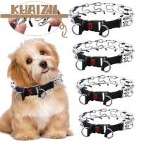ราคา Kuaizii ปลอกคอสุนัข เชือกดึงแบบยืดหยุ ่ น สายจูงสุนัขสแตนเลสแบบปรับได ้ (28750584491)