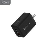ราคา Adam Elements OMNIA X65 GaN 65W 3 Port Fast Charging Wall Charger Black (18091239188)