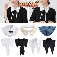 ราคา Weiqii เสื ้ อคอปกปลอม คลาสสิก Vintage Lapel ผ ้ าฝ ้ ายผู ้ หญิงที ่ ถอดออกได ้ เสื ้ อคอปกปลอม (29450506458)