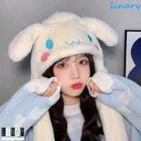 ราคา Culinaryhv Jumping Up Cap Cinnamoroll Kuromi หูย ้ ายหมวก การ ์ ตูน Plush Soft My Melody Plush หมวกของเล ่ น Party (29850548155)