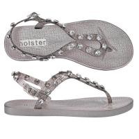 ราคา Holster Supernova Pewter Glitter HST280CPEG รองเท้าส้นแบนแบบรัดส้น (26150716044)