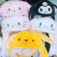 ราคา Stellarsync Jumping Up Cap Cinnamoroll Plush Ear Moving Hat การ ์ ตูน Soft My Melody Kuromi Plush หมวกของเล ่ นของขวัญวันเกิด (24981160837)