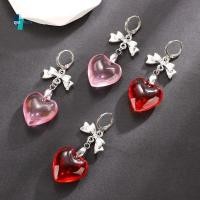ราคา Quantumsky Love Heart หู Charms Bow Tie Gothic Love Heart Hoop ต ่ างหูแฟชั ่ นน ่ ารัก Y2K โปร ่ งใสสีแดงสีชมพูรูปหัวใจต ่ างหู Ladys (29300694203)
