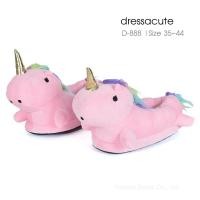 ราคา D888 รองเท้าใส่ในบ้าน รูปตัวม้ายูนิคอร์น Unicorn (1560161443)