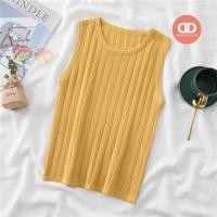 ราคา 5474 พร้อมส่ง เสื้อไหมพรมร่องใหญ่ เสื้อไหมพรมแขนกุด (18158028046)