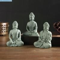 ราคา Wellnessspot หินทรายพระพุทธรูป วัฒนธรรมตะวันออกเซนพุทธเครื ่ องประดับ ท ่ านั ่ งสร ้ างสรรค ์ ร ้ านอาหารหินทรายสีเขียว (26500631197)