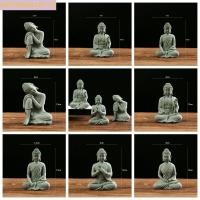 ราคา Artisanalley หินทรายพระพุทธรูปวัฒนธรรมตะวันออก Zen เครื ่ องประดับพุทธสไตล ์ จีนท ่ านั ่ งร ้ านอาหารหินทรายสีเขียว (29200639183)