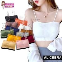 ราคา ? ? ? ? ? ? ? ? สายเดี่ยวทรงเกาะอก งานผ้าร่องเนื้อเเน่น มีฟองน้ำดูมๆ งานสวยมาก (1126291444)