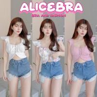 ราคา ? ? ? ? ? ? ? ? มี12สี เสื้อครอปสายเดี่ยว กระดุมหน้า แต่งระบายแขน สวยเซ็กซี่ (19389011372)