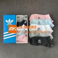 ราคา Adidas set 5คู่1กล่อง ถุงเท้าแบรนด์ข้อสั้น กีฬา งานCotton แฟชั่น พร้อมส่ง (13576093873)