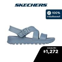 ราคา Skechers สเก็ตเชอร์ส รองเท้าแตะผู้หญิง Women Foamies Footsteps Sandals 111575 BLU Live (22734473883)