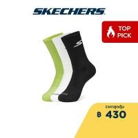ราคา Skechers สเก็ตเชอร์ส ถุงเท้าหุ้มข้อยูนิเซ็กส์ Unisex Crew Sock Accessory P223U008 00CB Live (23074727804)